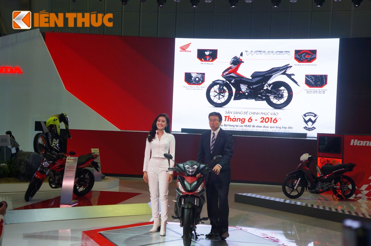 Honda Viet Nam ra mat Winner 150, doi thu Yamaha Exciter